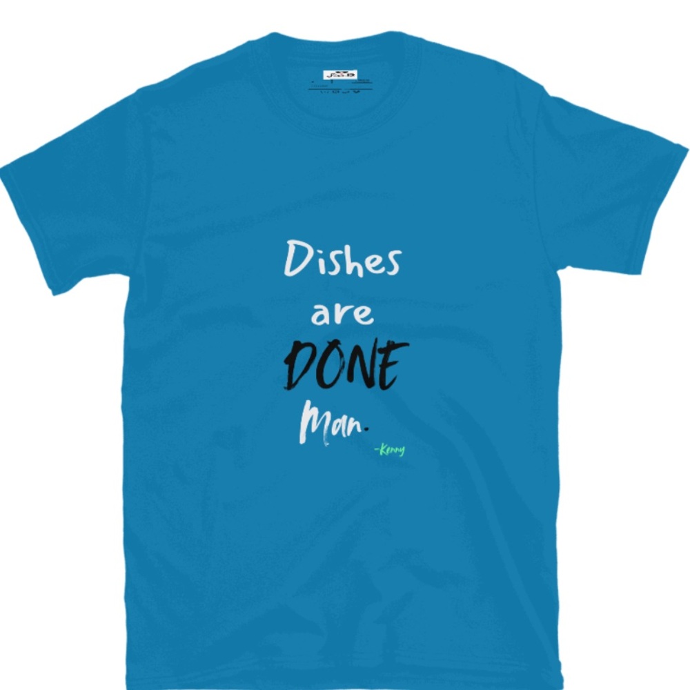 Blue Unisex Tee Shirt. 80’s/90s Movie quote. Only XL Left